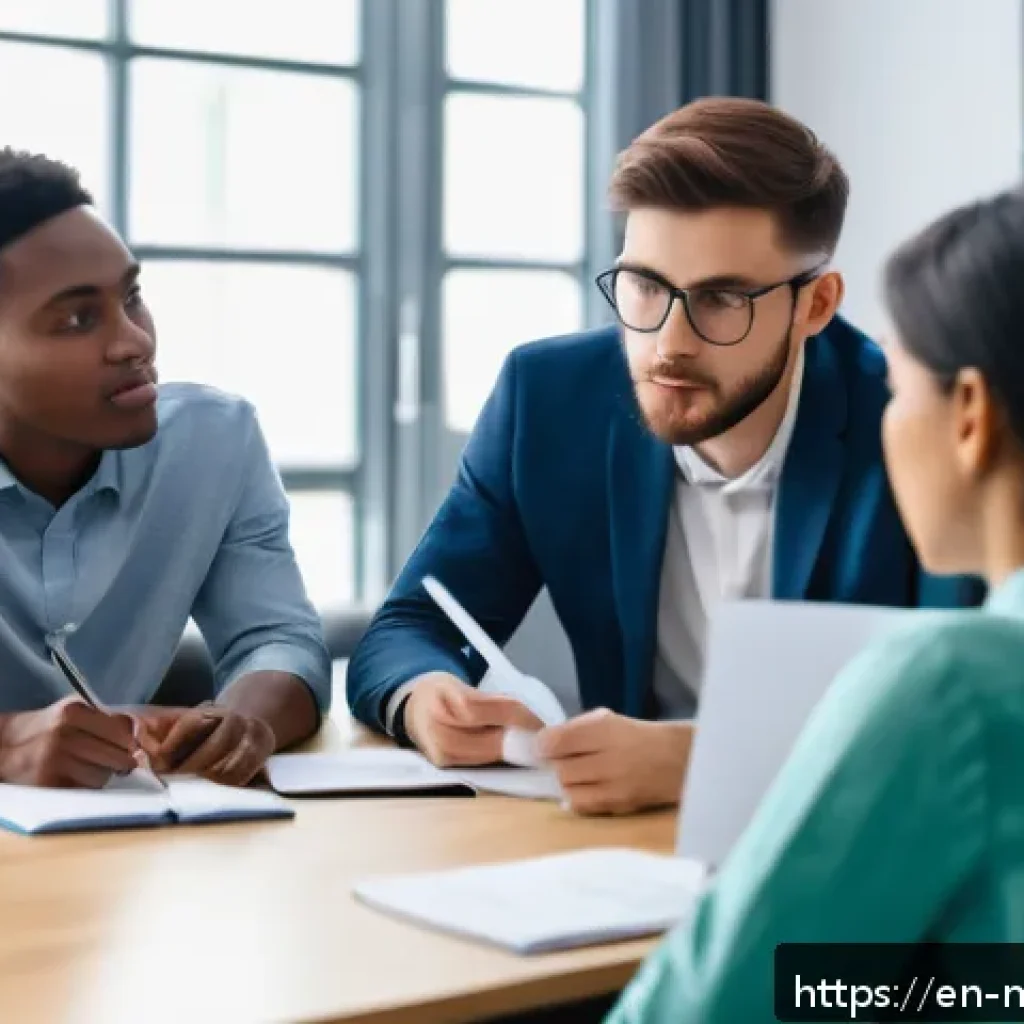 정신건강 분야 자격증 취득 과정 - A professional mental health certification exam study session scene: a diverse group of young adults...